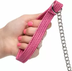 Ошейник с поводком Tickle Me Pink