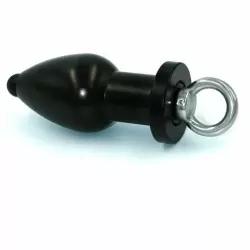 Полая анальная втулка металл с вкручивающимся поршнем Black