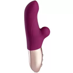 Перезаряжаемый вибратор-кролик Fun Factory Pearly, 17 см, силикон, виноградный