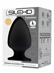 Анальная пробка SILEXD Plug Model 1, 13 см, силикон, черный