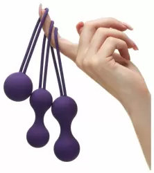 Набор вагинальных шариков So Divine Kegel training set. Фиолетовый