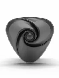 Инновационный вибратор Mystim Heart's Desire, с электростимуляцией 10 скоростей, 6,7 см, черный