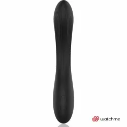 Вибратор для точки G с пультом управления ANNE´S DESIRE CURVE G-SPOT WIRLESS TECHNOLOGY WATCHME BLACK