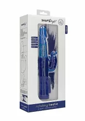 ВИБРАТОР КРОЛИК ROTATING BEETLE - синий