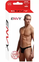 Черные тонги, трусы мужские - L/XL