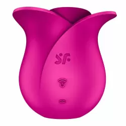 Вакуумно-волновой стимулятор клитора с насадкой жидкий воздух Pro 2 Modern Blossom, Satisfyer, розовый