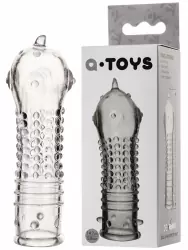 Увеличивающая насадка на пенис TOYFA A-Toys – прозрачный