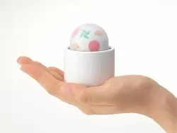 Мини-вибратор Iroha Temari Kaze by Tenga. 6 настроек вибрации, ABS/Силикон, водонепроницаемый 