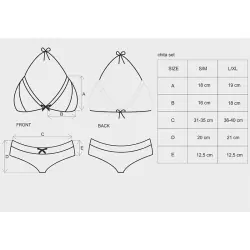 Страстный комплект с леопардовым узором Chita (Obsessive) – S/M