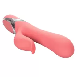 Элегантный вибратор-кролик Enchanted Tickler с функцией ротации, 12 режимов, розовый