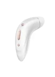 Вакуумно-волновой вибростимулятор клитора Satisfyer Pro Plus Vibration, 13 см, 21 режим, белый с золотом