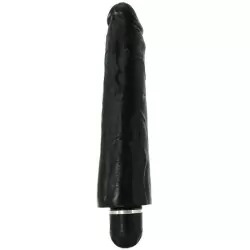 Вибромассажер King Cock 9'' с реалистичной насадкой – черный