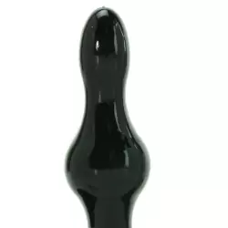 Анальная пробка Jelly Rancher T-Plug Wave волнистая – черный