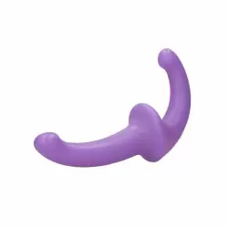 Безремневой страпон Silicone Strapless (фиолетовый)
