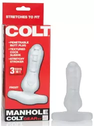 Анальная пробка Colt Manhole – белая