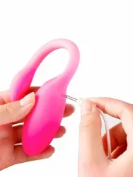 Интерактивное виброяйцо Magic Motion Flamingo Max, управление с приложения, 11 см, розовое