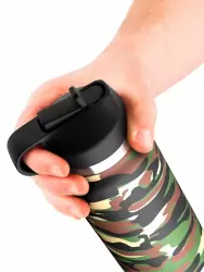 Нереалистичный мастурбатор Pipedream FAP FLASK, 22,8 см, в виде бутылки для воды, хаки