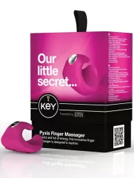 Водонепроницаемый вибромассажер на палец Pyxis - Pink