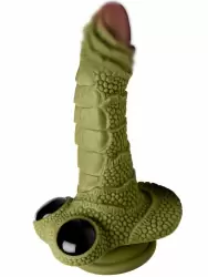 Фантазийный фаллоимитатор Creature Cocks Swamp Monster, 23,9 см, силикон