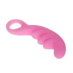 Рельефный анальный стимулятор Fabulous Lover с ручкой – розовый