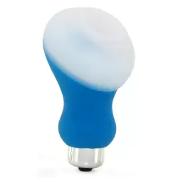 Мини-вибратор с охлаждающим эффектом Posh Silicone Ice Massager Tease – синий