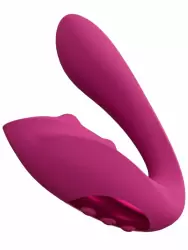 Вибратор Shots Toys Yuki, 10 скоростей, с массажными шариками, розовый