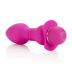 Оригинальная анальная пробка с вибрацией Booty Call Booty Player – розовый