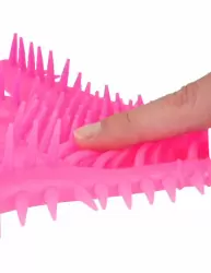 Перчатка для стимуляции эрогенных зон Neon Luv Glove - розовый