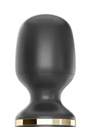 Вибратор Satisfyer Wand-er Woman (черный с золотом): 34 см, 50 режимов вибрации, АБС/силикон