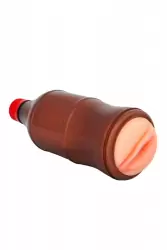 Оригинальный мастурбатор TOYFA в форме бутылки - телесный