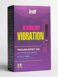 Увлажняющий гель для тела BLACKBERRY VIBRATION, ежевика, усиление чувствительности, 15 мл