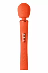 Мощный вибратор Fun Factory VIM VIBRATING WAND, 5 скоростей, силикон, оранжевый