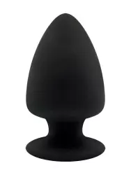 Анальная пробка SILEXD Plug Model 1, 9 см, силикон, черный