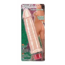 Реалистичный вибромассажер Slim Replika – телесный