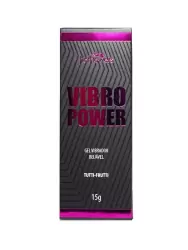 Жидкий вибратор Hot Flowers Vibro Power, тутти-фрутти, 15 мл