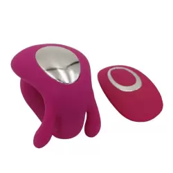 Вибростимулятор для пар Enjoy Life с беспроводным пультом управления – розовый