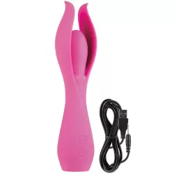 Вибромассажер с лепестками Lust by Jopen L5 – розовый