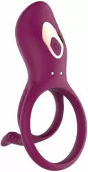 Двойное эрекционное виброкольцо Anasteisha AN Germ, диаметр 5 см, силикон, лиловый