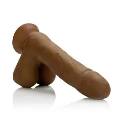 Фаллоимитатор Pure Skin Player 6.25 - коричневый