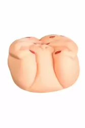 Реалистичный мастурбатор вагина и анус TOYFA Juicy Pussy Adeline с вибрацией - телесный