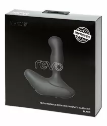 *NEXUS REVO черный Вибромассажер простаты с вращающейся головкой обновленный