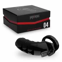 Пояс верности #04 Chastity 4.5 Inch Cock Cage Black, 11,5 см, диаметр 3,5 см, черный