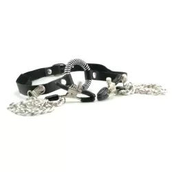 Кляп с зажимами для сосков O-Ring Gag & Nipple Clamps