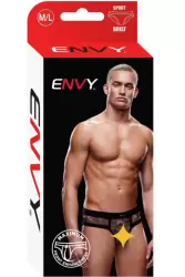 Мужские трусы-брифы милитари из сетки - M/L