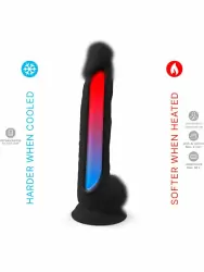 Реалистичный фаллоимитатор SILEXD Model 1, 38 см, силикон, черный