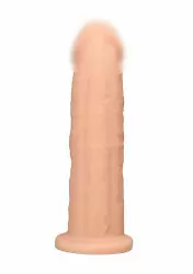 Реалистичный фаллоимитатор Silicone Dildo Without Balls, 19,2 cm, силикон, телесный