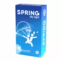 Презервативы SPRING™ Sky Light, 12 шт./уп. (ультра-тонкие)