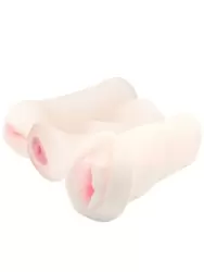 Набор с вибрацией Passion Lady из 3-х мастурбаторов: ротик, вагина и анус – телесный