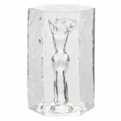 Оригинальный мастурбатор FARRAH с внутренним рельефом в виде женского тела, 9,5 см, ТПЕ, прозрачный