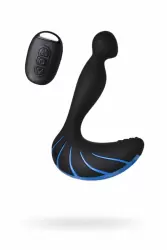 Черный массажер простаты Erotist 10,7 см. Силикон